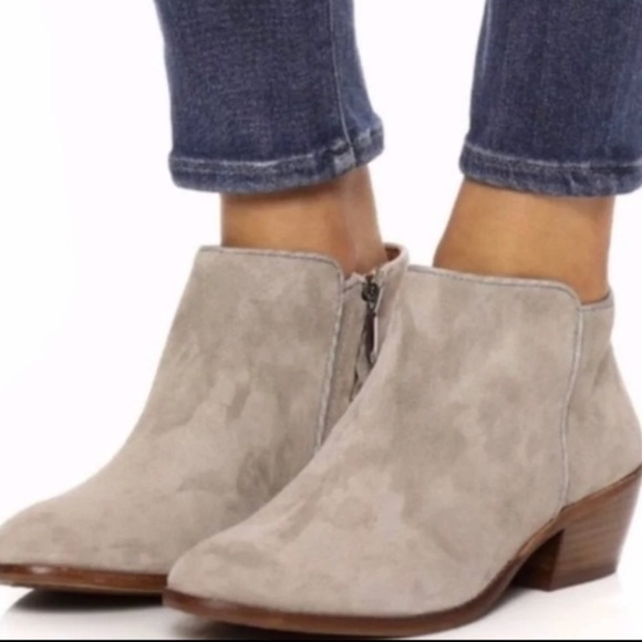 Sam Edelman Shoes - Sam  Edelman Suede Petty Booties Taupe